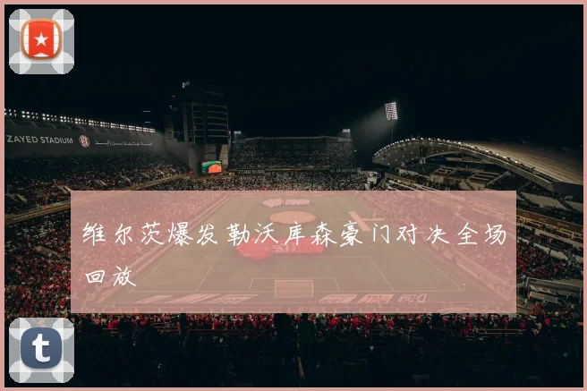 维尔茨爆发勒沃库森豪门对决全场回放